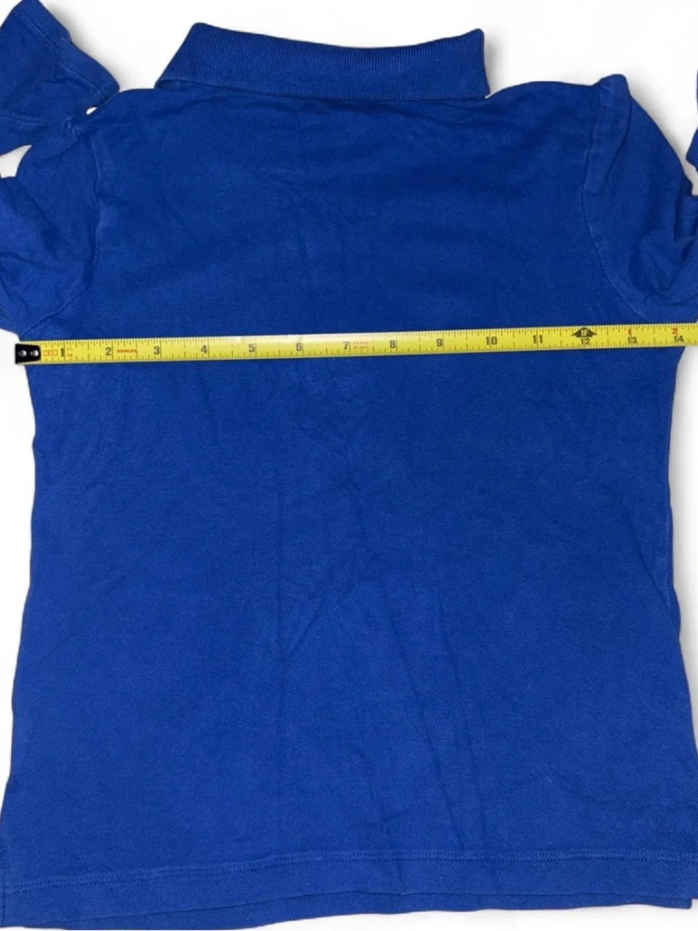 Girls' School Uniform Polo Shirt Bundle – 4 Pieces – Size M (7/8) – Royal Blue –